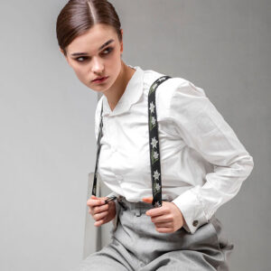 Classic Gray Suit & Accessory